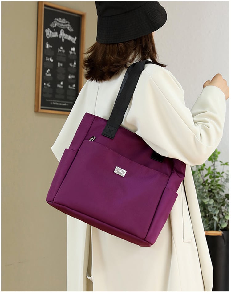 🔥Vodoodporna najlonska torba za čez ramo z veliko prostornino in več žepi👜-SI