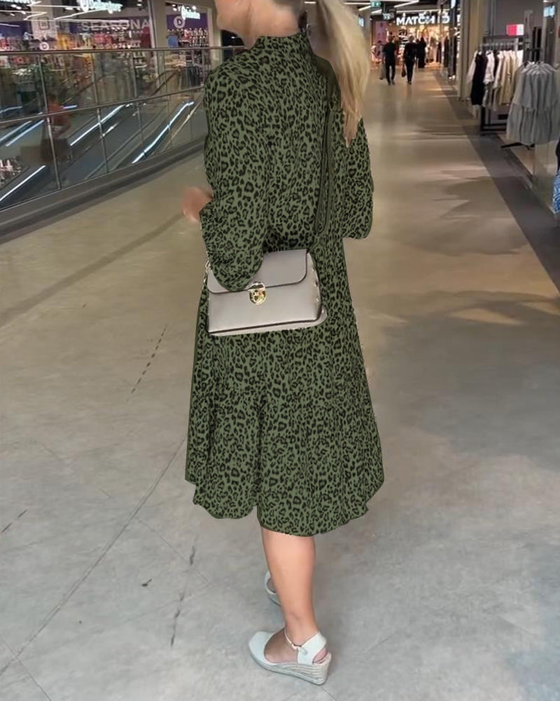 Φόρεμα με λεοπάρ print-GR