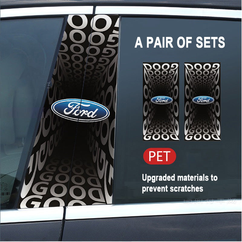 🔥Išpardavimas🔥2025 m. automobilio „Creative“ B statramsčio modifikavimo HD apsauginė plėvelė (2 vnt.)-LT