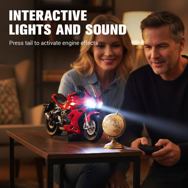 🔥Ειδικές Προσφορές - Μοντέλο Μοτοσικλέτας Κλίμακας 1:12-GR