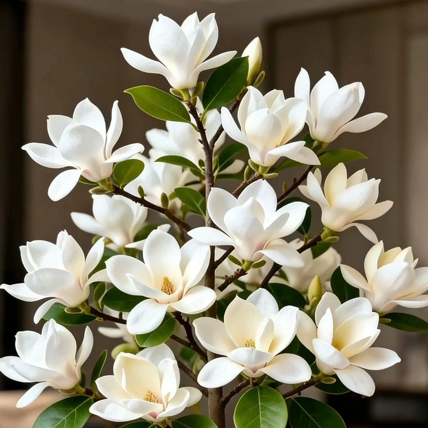 Magnolia liliiflora (μαύρες ορχιδέες) βολβοί 🌸 Τα λουλούδια κρύβουν τα φύλλα, το άρωμα γεμίζει τον αέρα-GR