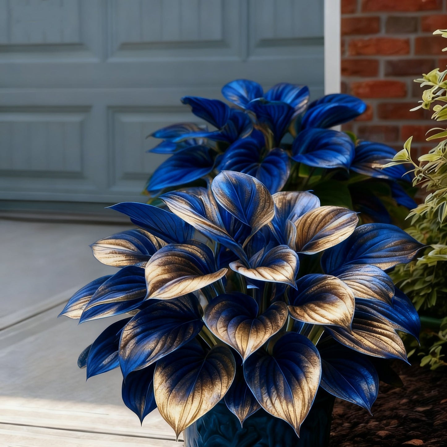 🌈🔥 Riboto leidimo vaivorykštės liepsnos hostos - reta įvairiaspalvė lapija, išskirtinai mūsų parduotuvėje 🌸-LT