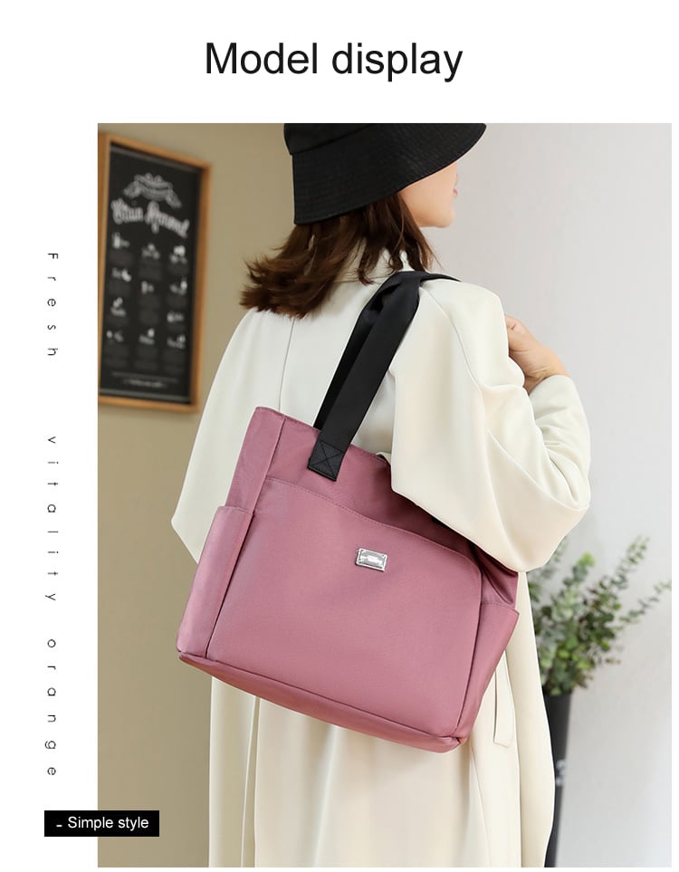 🔥Vodoodporna najlonska torba za čez ramo z veliko prostornino in več žepi👜-SI