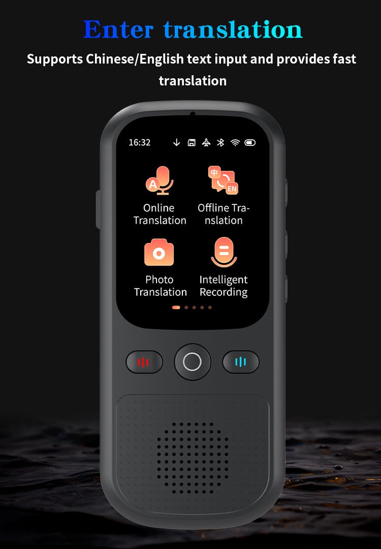 AI Language Translator | 160 Languages, Real-time Voice and Photo Translation | Offline Mode and Touchscreen-SL