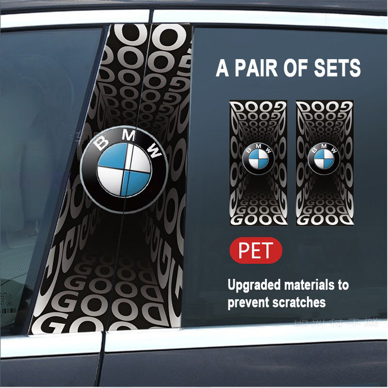 🔥Εκπτώσεις🔥Προστατευτική μεμβράνη HD για τροποποίηση κολόνας B αυτοκινήτου 2025 (2 τεμ.)-GR