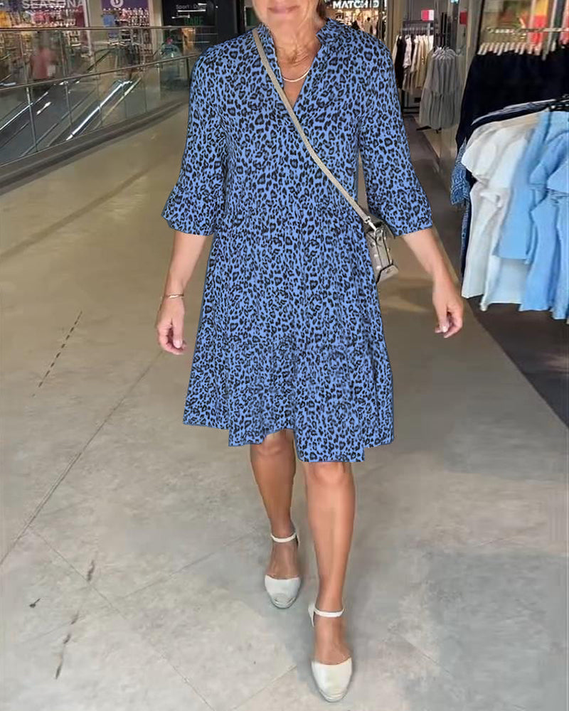 Φόρεμα με λεοπάρ print-GR