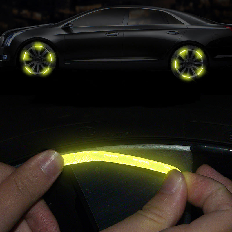 Izboljšane, personalizirane odsevne nalepke z opozorilom o širini pnevmatik ✨20 kosov✨-SI