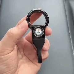 Taktični obesek za ključe SnapLock™ s hitrim odpiranjem – kovinski obesek za ključe za avtomobil brez vijakov s trpežnim TPU trakom-SI