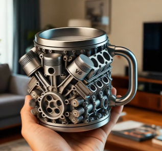 Κούπα σε σχήμα 3D - Η τέλεια ισορροπία σχεδιασμού και λειτουργικότητας-GR