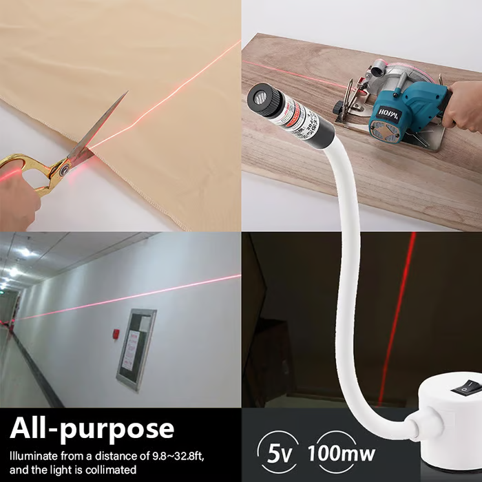 🔥🧵 Laserska linija za šivalni stroj – šivajte natančno in hitro! - GR