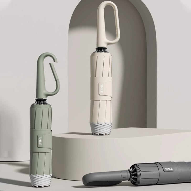 ☂️✨ Ανακλαστική ομπρέλα ασφαλείας με ρίγες! Αντίστροφη διαστολή και συστολή χωρίς πιτσίλισμα νερού, καλή ορατότητα σε σκοτεινά περιβάλλοντα-GR