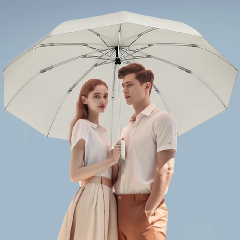 ☂️✨ Ανακλαστική ομπρέλα ασφαλείας με ρίγες! Αντίστροφη διαστολή και συστολή χωρίς πιτσίλισμα νερού, καλή ορατότητα σε σκοτεινά περιβάλλοντα-GR