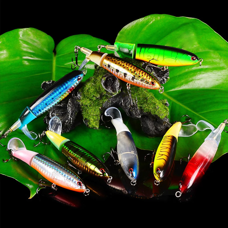 🔥1+1 nemokamai🔥Laivų milteliai plūduriuojantis besisukantis uodegos žvejybos masalas🎣-LT