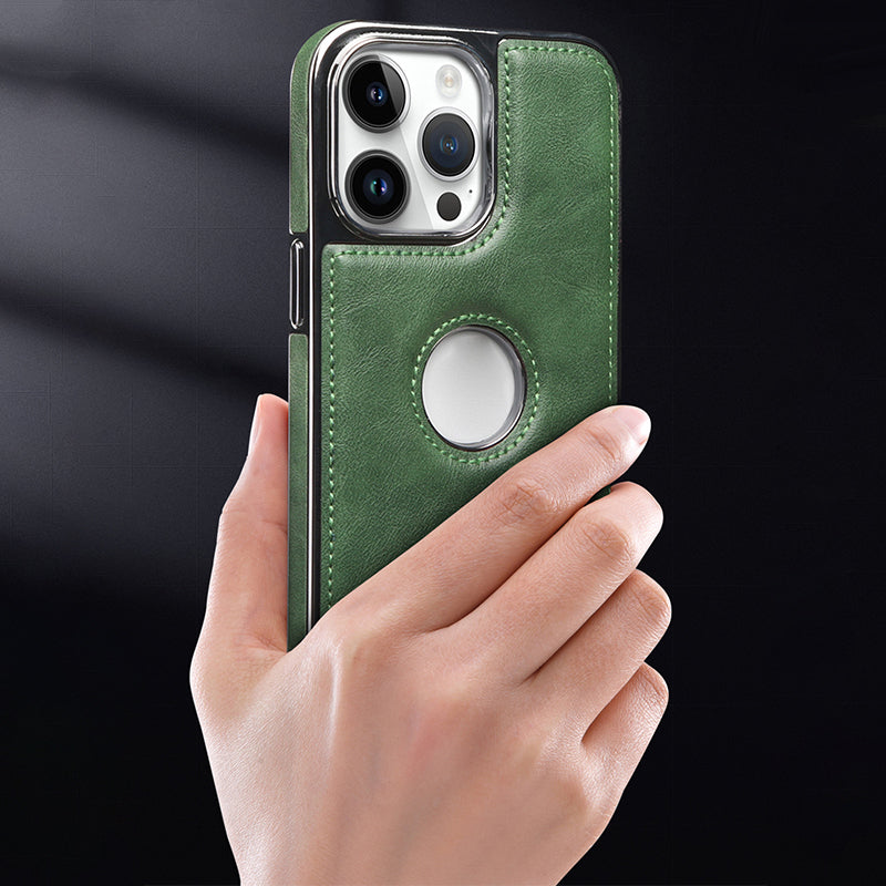 💢iPhone dėklas – prabangus odinis-LT