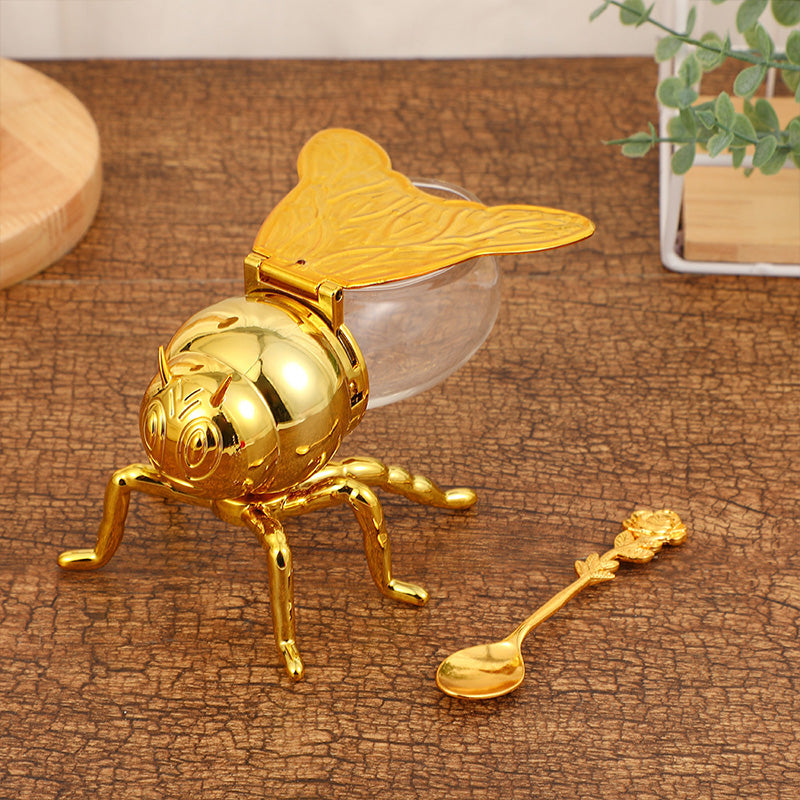 🍯Kreativni retro kozarec za med v obliki čebele-SI