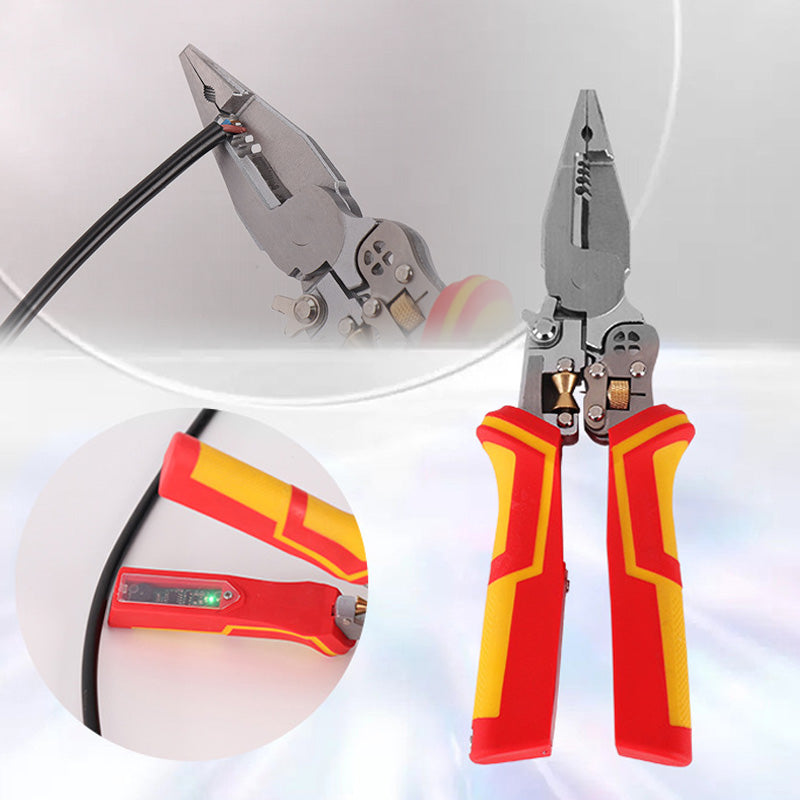🧰8 σε 1 πολυλειτουργικός εξολκέας σύρματος με ηλεκτρική μέτρηση-ΕΛ