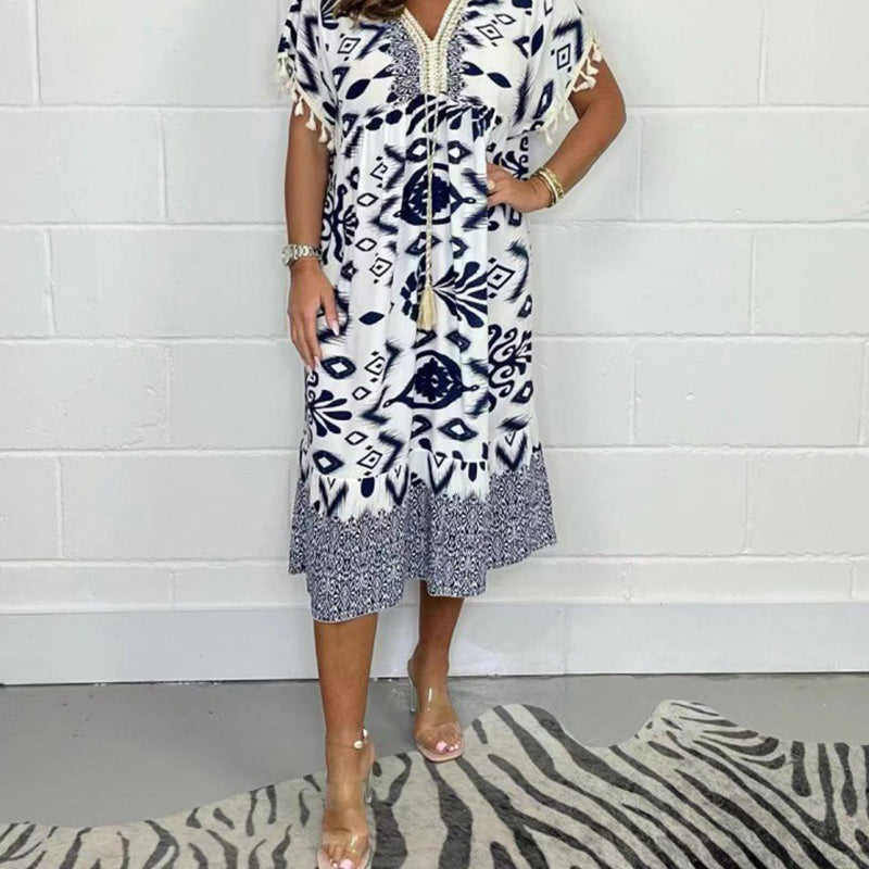 【S-4XL】💃Ilga suknelė su kutais-LT