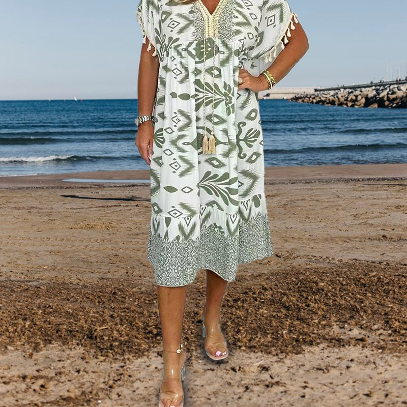 【S-4XL】💃Ilga suknelė su kutais-LT