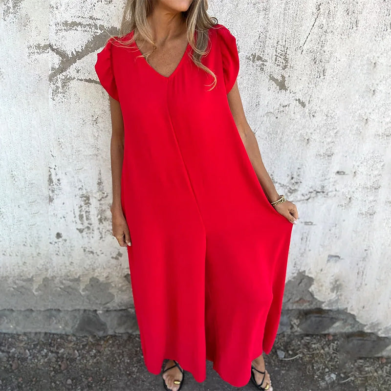 ✨ Novedad 2025 Vestido de mujer con escote en V y estampado de leopardo-ES