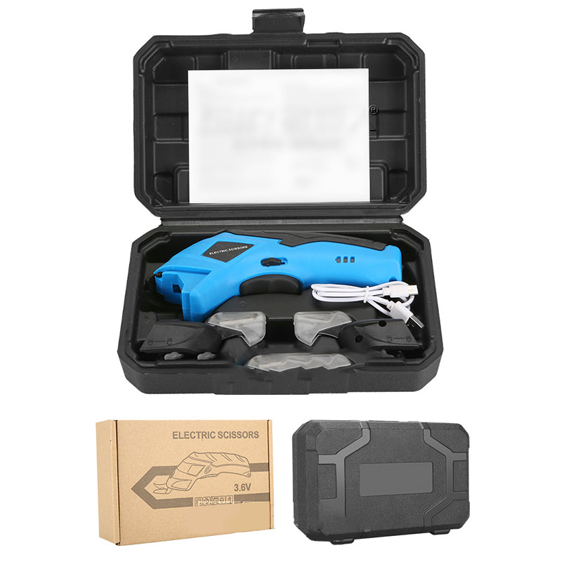 ✂️ Φορητό φορητό επαναφορτιζόμενο ηλεκτρικό ψαλίδι υφάσματος με μπαταρία λιθίου-GR