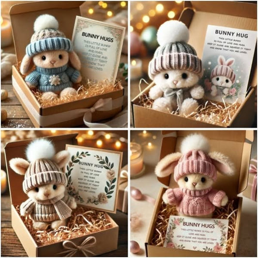 🐇Mini zuikis apsikabinęs mielą Velykų dovanėlę🎁-LT