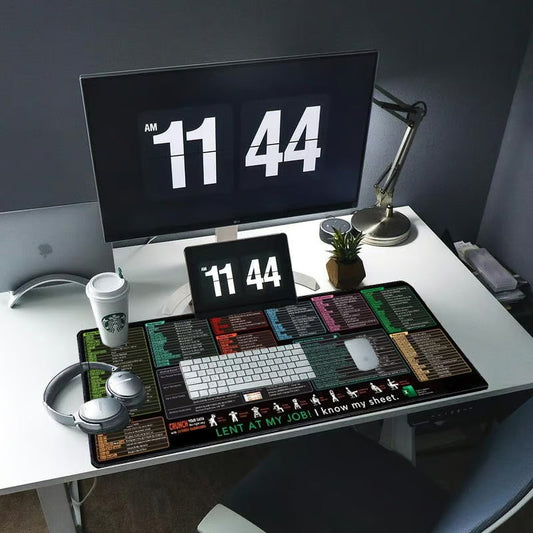 🔥 Αντιολισθητικό, ανθεκτικό στους λεκέδες χαλάκι γραφείου για γραφεία 🧠💻-GR