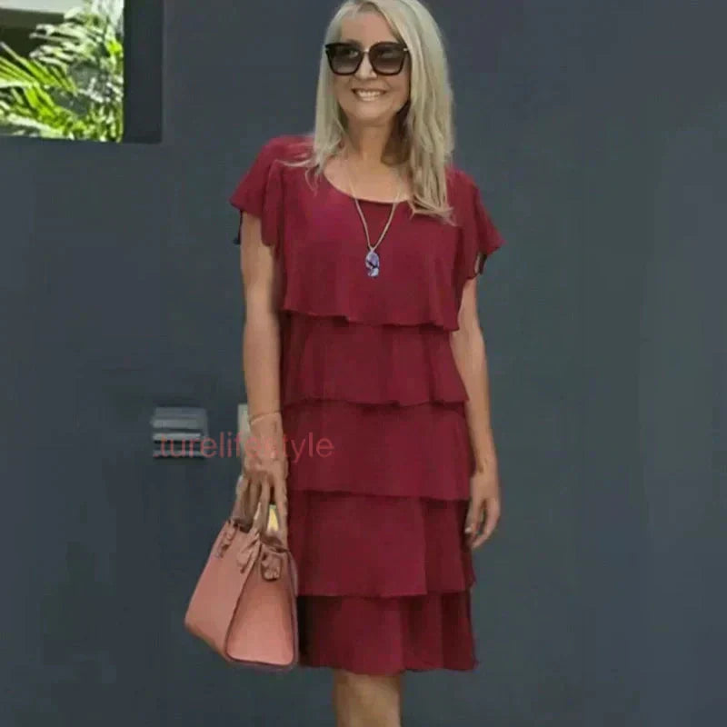 🔥Casual φόρεμα για γυναίκες με βολάν-GR