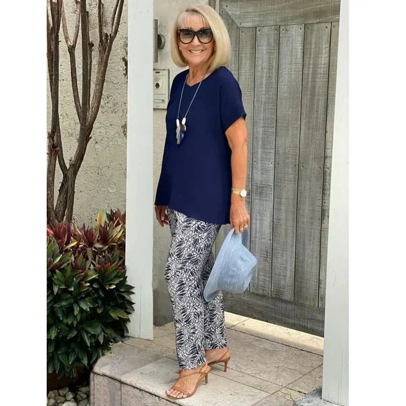 Ženski dvodelni komplet za vsak dan-SI