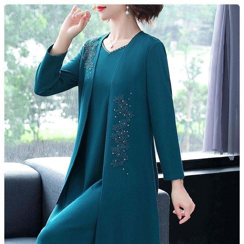 Κομψό γυναικείο σετ δύο τεμαχίων με σακάκι και φόρεμα-GR