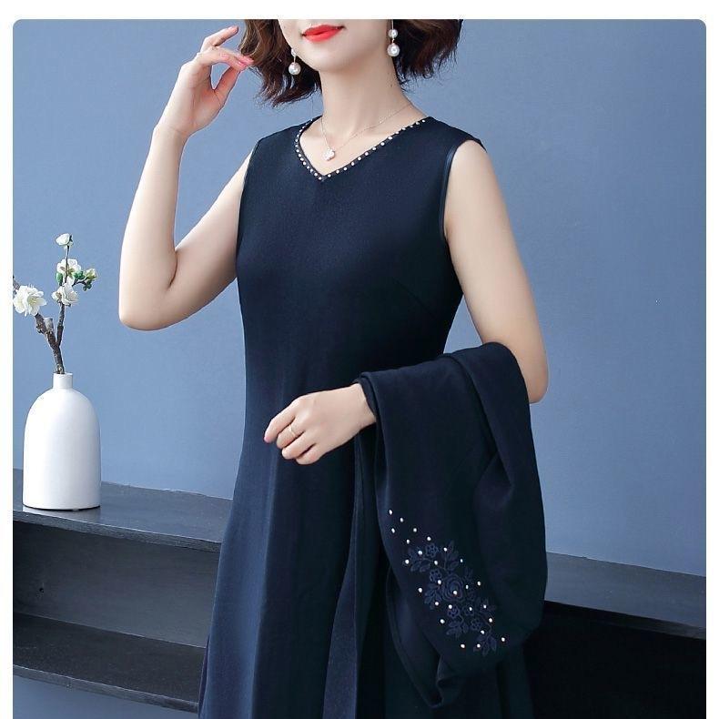 Κομψό γυναικείο σετ δύο τεμαχίων με σακάκι και φόρεμα-GR