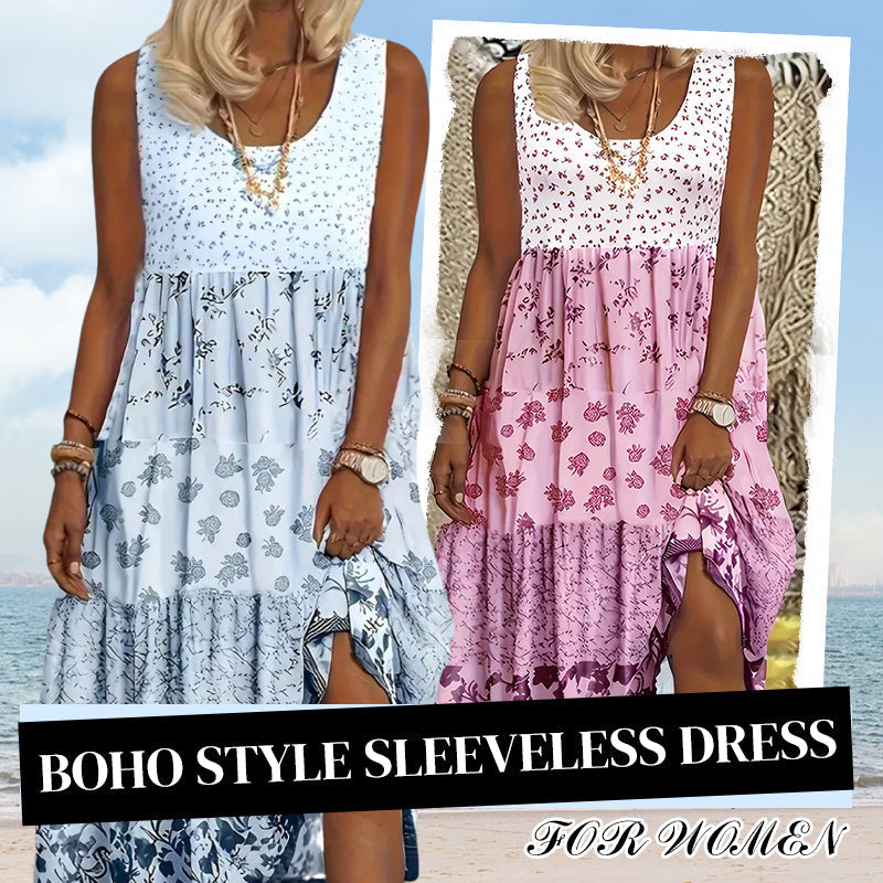 ✨👗 Boho stiliaus berankovė suknelė moterims-LT