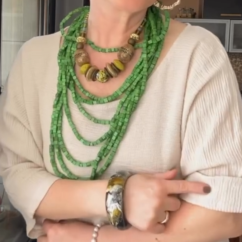 【S-5XL】👗Vienspalvis ilgas sijonas-LT