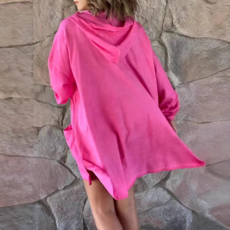 🧥 Lengva moteriška striukė su gobtuvu-LT