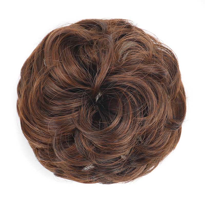 💁‍♀️ Didelė sintetinių plaukų kuodelio dalis su reguliuojamu užsegimu-LT