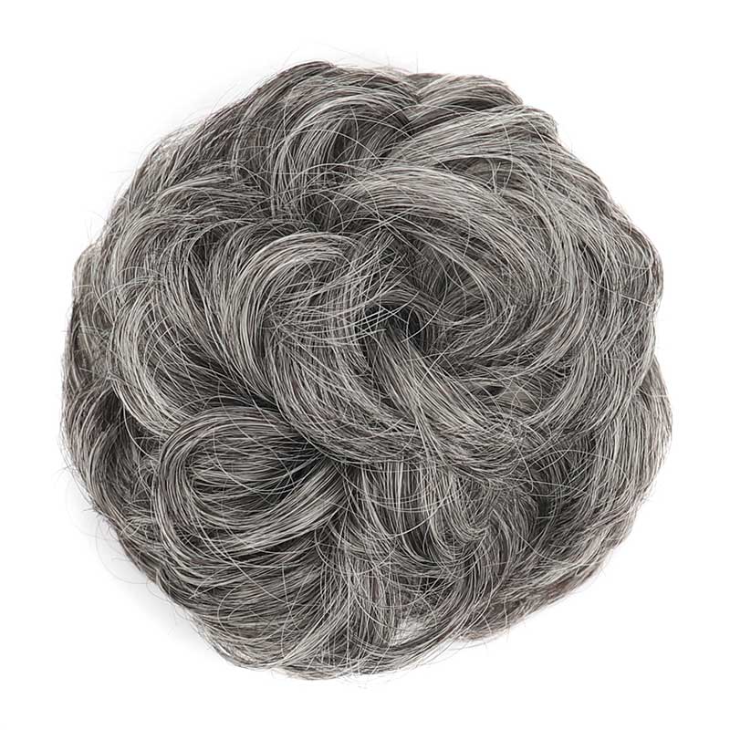 💁‍♀️ Didelė sintetinių plaukų kuodelio dalis su reguliuojamu užsegimu-LT