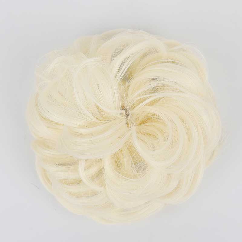 💁‍♀️ Didelė sintetinių plaukų kuodelio dalis su reguliuojamu užsegimu-LT