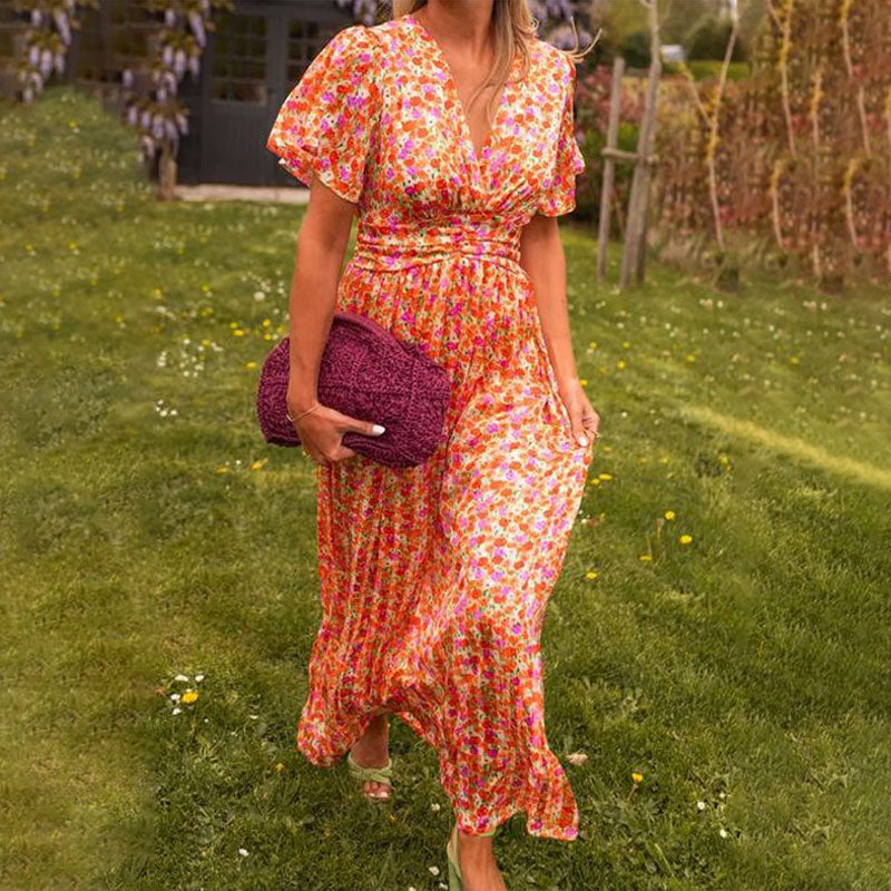 🎉【S-3XL】💃 Γλυκά vintage φλοράλ φορέματα για γυναίκες🌹-GR