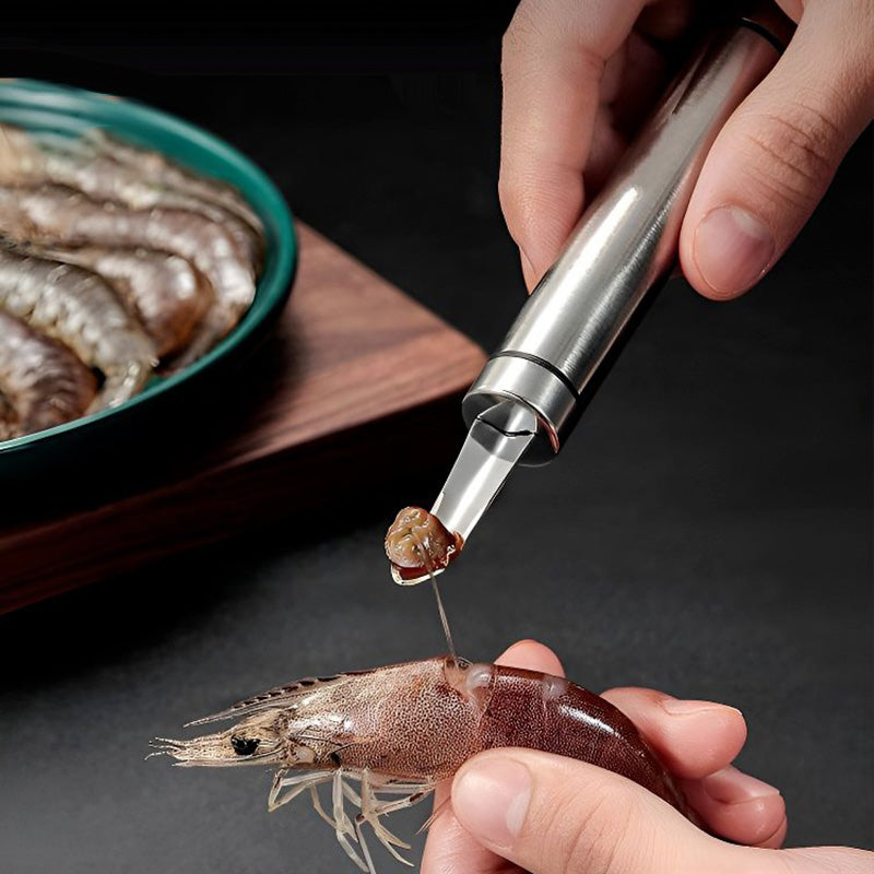 Πολυλειτουργικός αποφλοιωτής γαρίδων από ανοξείδωτο ατσάλι-GR