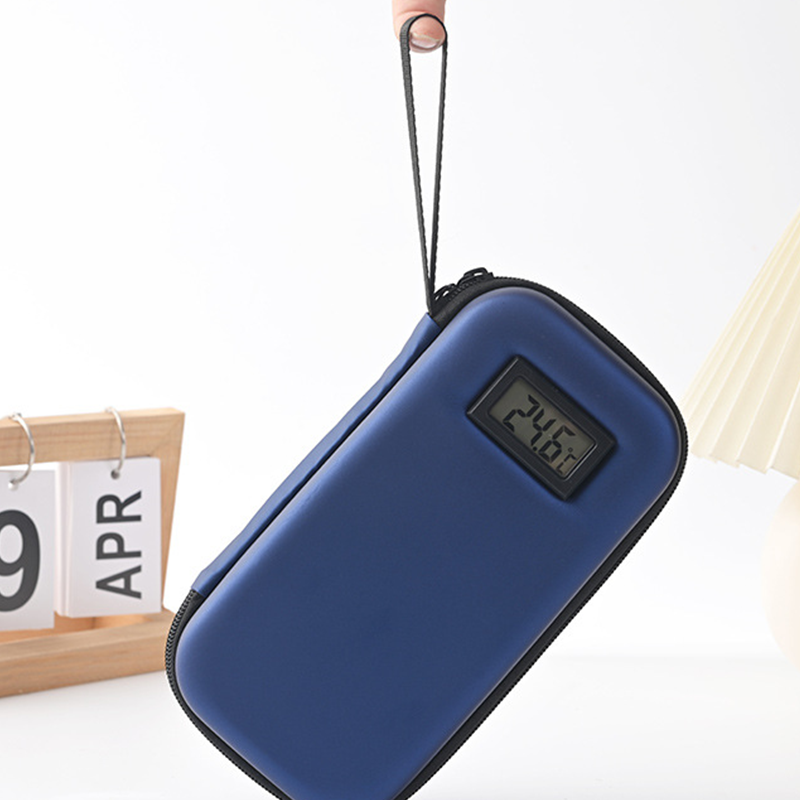 🔥Kelioninis insulino dėklas su temperatūros ekranu-LT