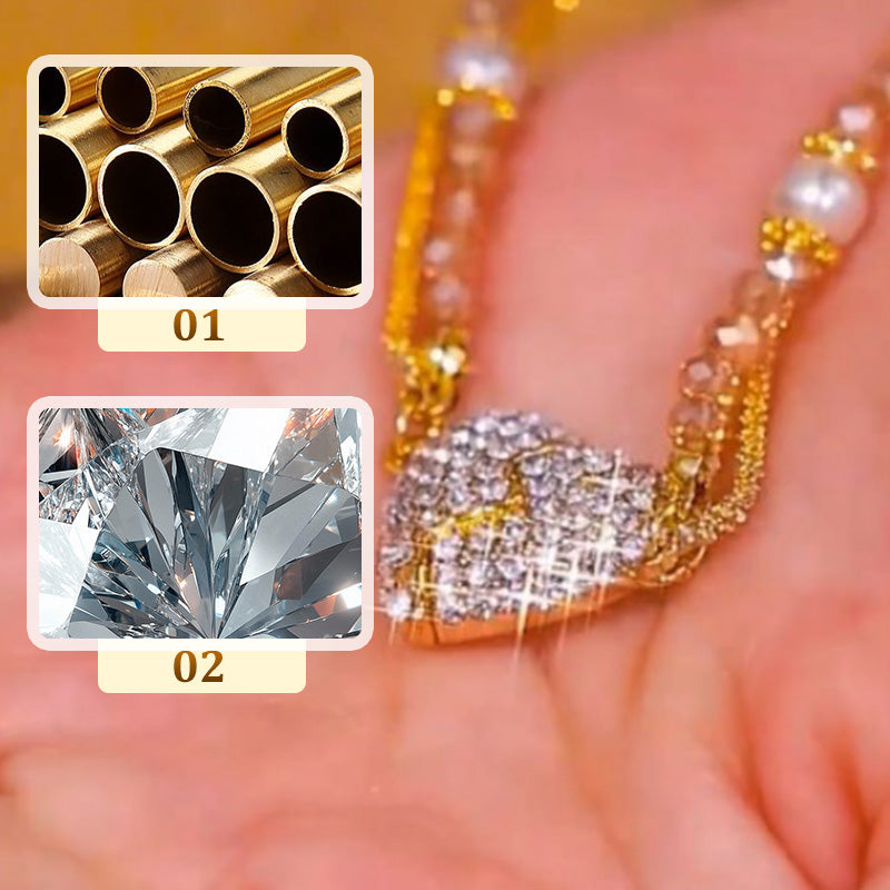 ⏳Ειδική προσφορά περιορισμένης διάρκειας⏰Συνδυαστικά κολιέ με μενταγιόν σε σχήμα καρδιάς και μαγνήτη💖-GR