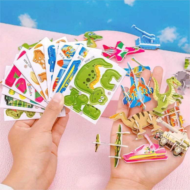 🎁Τελευταία ημέρα της προσφοράς 50% ΕΚΠΤΩΣΗ🔥Εκπαιδευτικό τρισδιάστατο παζλ κινουμένων σχεδίων 2025-GR