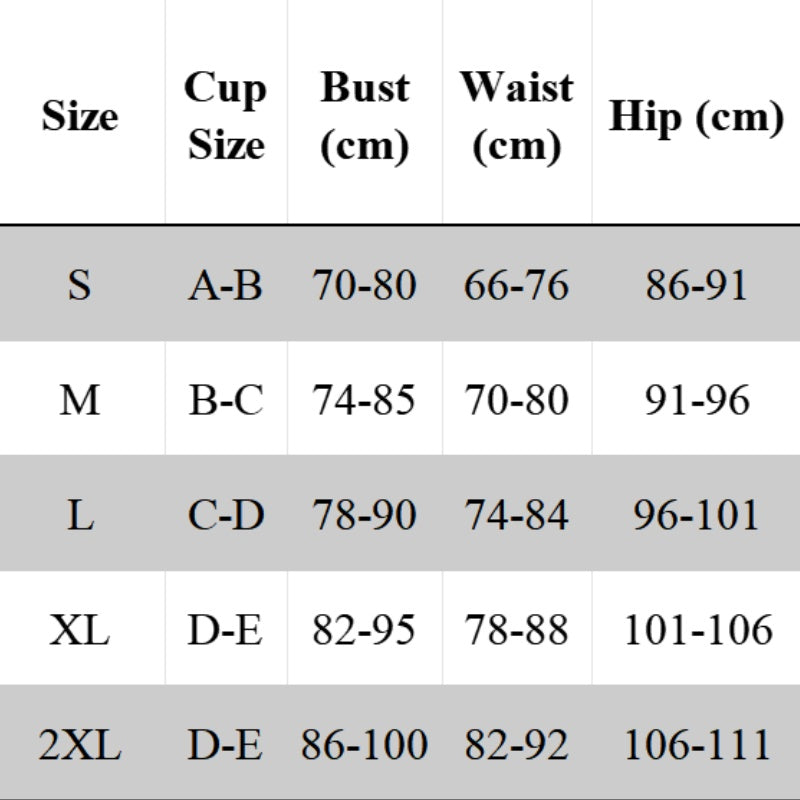 👙 Γυναικείο μαγιό δύο τεμαχίων με στάμπα-GR