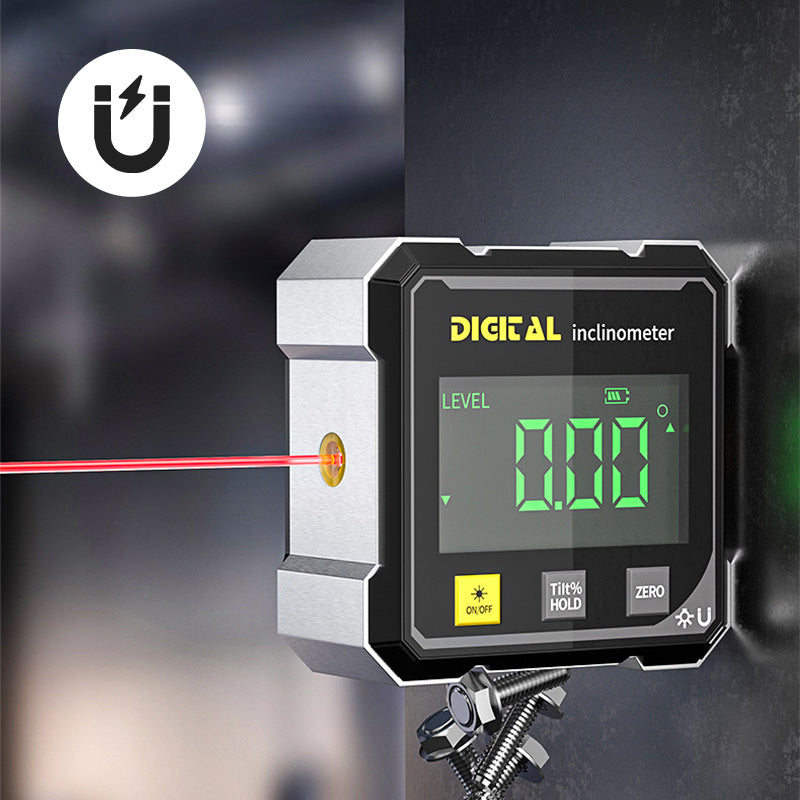 🔧 Μαγνητικός Ψηφιακός Σαρωτής Γωνίας Λέιζερ 4 Όψεων💥-GR