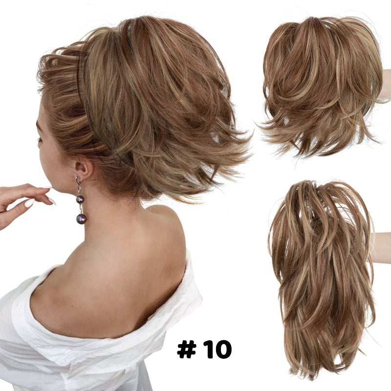 🌸Γυναικείες extensions με νύχια και αλογοουρά-GR