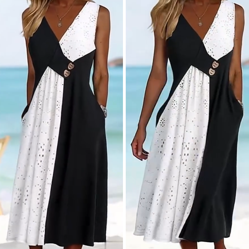 👗 Elegantiški moteriški drabužiai, modernus lopų raštas - LT