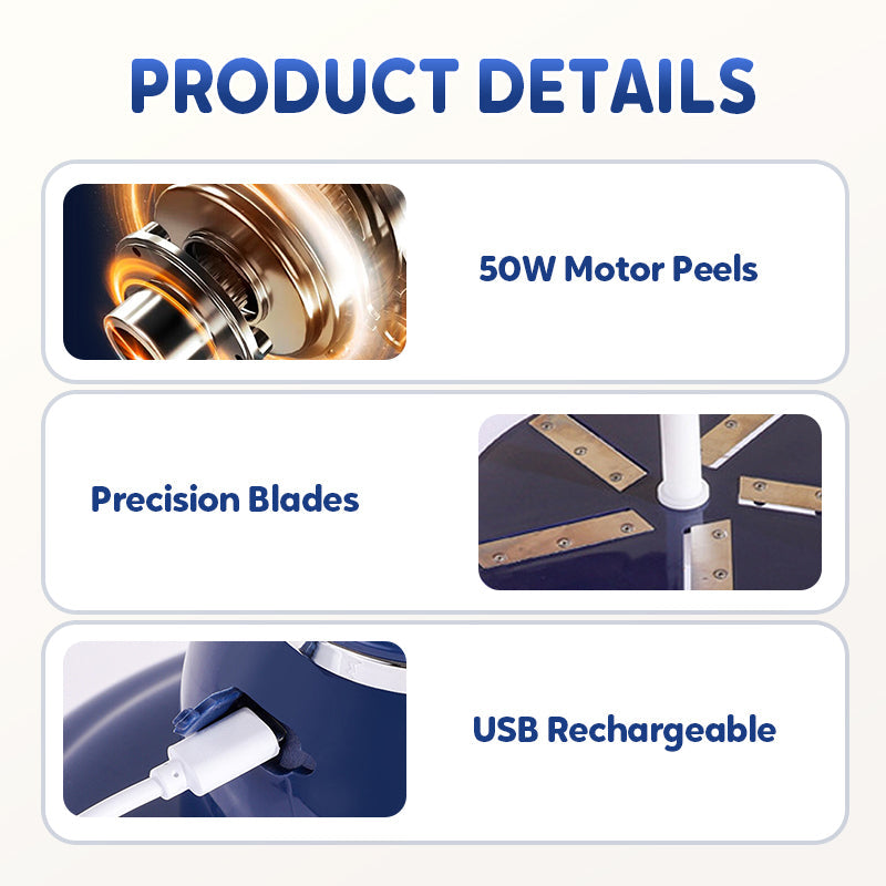 🍊 Φορητός αυτόματος ηλεκτρικός αποφλοιωτής φρούτων-GR