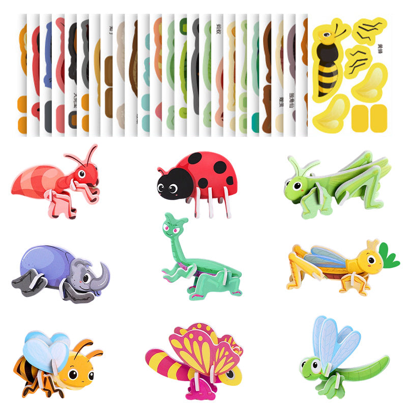 🎨3D εκπαιδευτικά παζλ για παιδιά-GR