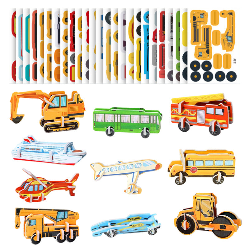 🎨3D εκπαιδευτικά παζλ για παιδιά-GR