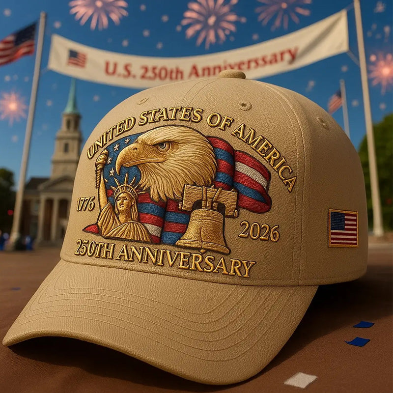 Bejzbolska kapa ob praznovanju 250. obletnice ustanovitve Združenih držav Amerike-SI