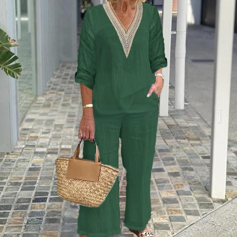 【S-3XL】✨Γυναικείο φαρδύ τοπ με V λαιμόκοψη-GR